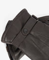 Burnished Leather Thinsulate Gloves in Dark Brown by Barbour