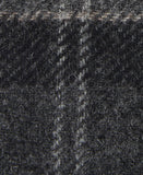 Newbrough Tartan Gloves in Black/Grey by Barbour