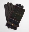 Newbrough Tartan Gloves in Classic Tartan by Barbour