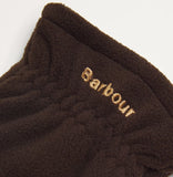 Coalford Fleece Gloves in Dark Brown by Barbour