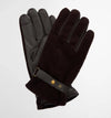 Nelson Leather Gloves in Brown by Barbour