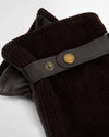 Nelson Leather Gloves in Brown by Barbour