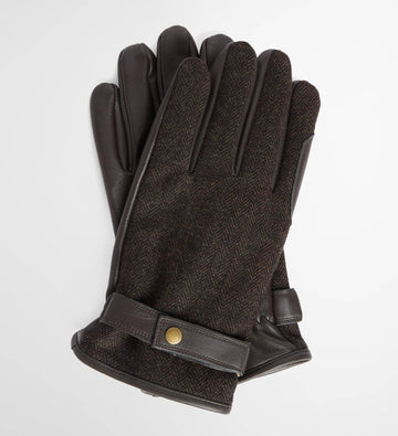 Barlow Waterproof Gloves in Brown by Barbour