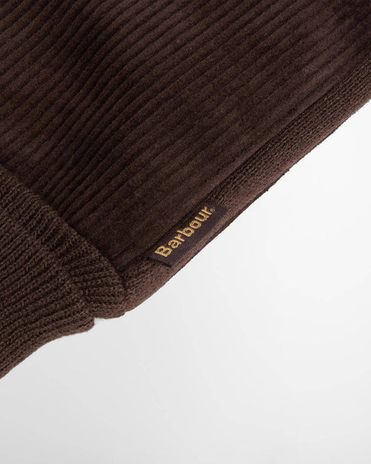 Magnus Cord Gloves in Brown by Barbour