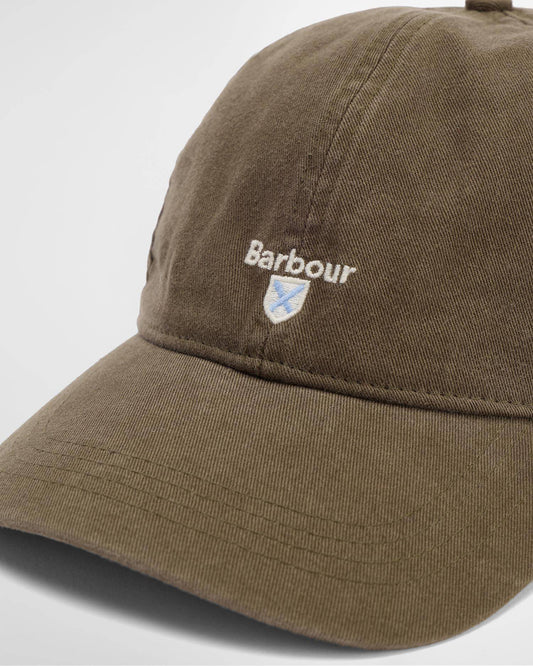 Cascade Sports Cap in Olive by Barbour