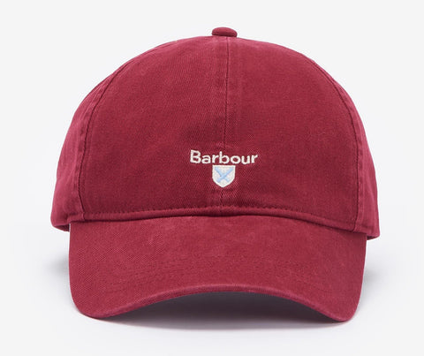 Cascade Sports Cap in Highland Red by Barbour