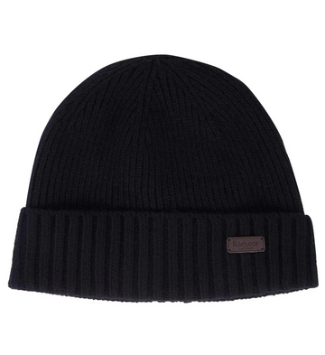 Carlton Beanie in Classic Black by Barbour