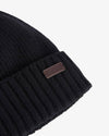 Carlton Beanie in Classic Black by Barbour