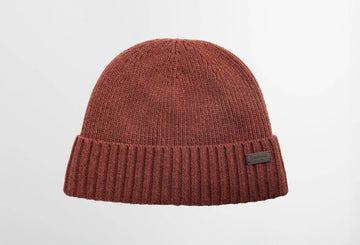 Carlton Beanie in Rust by Barbour