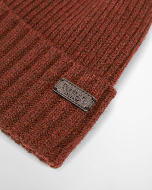 Carlton Beanie in Rust by Barbour