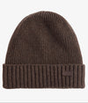 Carlton Beanie in Mid Brown by Barbour