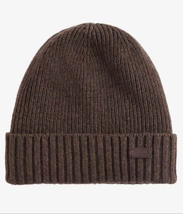 Carlton Beanie in Mid Brown by Barbour