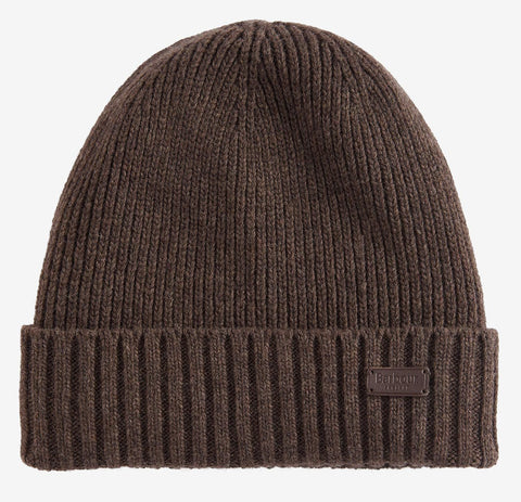 Carlton Beanie in Mid Brown by Barbour