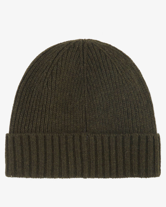 Carlton Beanie in Dark Green by Barbour