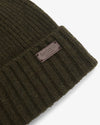 Carlton Beanie in Dark Green by Barbour