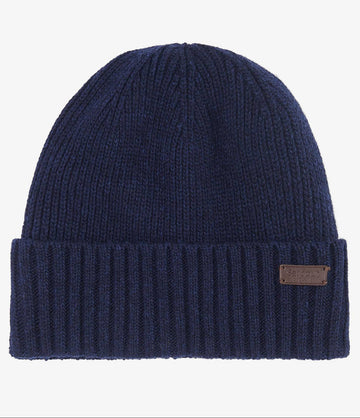 Carlton Beanie in Classic Navy by Barbour