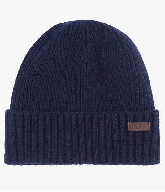 Carlton Beanie in Classic Navy by Barbour
