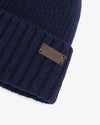 Carlton Beanie in Classic Navy by Barbour
