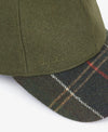 Roker Sports Cap in Forest Green-Classic by Barbour