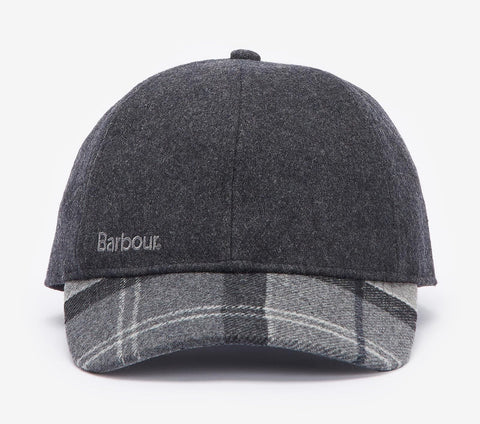 Roker Sports Cap in Grey by Barbour