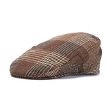 Deveron Tweed Flat Cap in Rustic Mix by Barbour