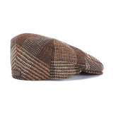 Deveron Tweed Flat Cap in Rustic Mix by Barbour