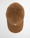 Preston Cord Cap in Beige by Barbour