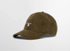 Preston Cord Cap in Olive by Barbour