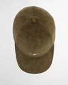 Preston Cord Cap in Olive by Barbour