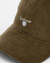 Preston Cord Cap in Olive by Barbour