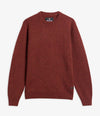 Essential Crewneck Jumper in Russet by Barbour