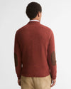 Essential Crewneck Jumper in Russet by Barbour