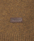 Essential Patch Crew Neck Jumper in Willow Green by Barbour