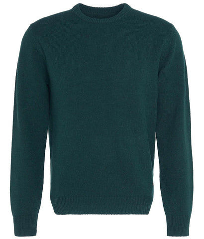 Essential Patch Crew Neck Jumper in Evergreen by Barbour Logan s of Lexington