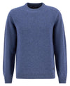 Essential Crewneck Jumper in Dark Indigo by Barbour