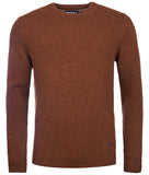 Essential Patch Crew Neck Jumper in Bracken by Barbour