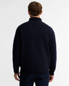 Nelson Essential Quarter-Zip Jumper in Classic Navy by Barbour