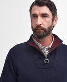 Nelson Essential Half-Zip Jumper in Navy by Barbour