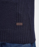 Nelson Essential Half-Zip Jumper in Navy by Barbour