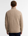 Nelson Essential Quarter-Zip Jumper in Stone by Barbour