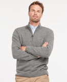 Essential Tisbury Half Zip Sweatshirt in Grey by Barbour