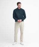 Tainsbury Crew Neck Jumper in Seaweed by Barbour