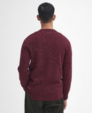 Tainsbury Crew Neck Jumper in Merlot by Barbour