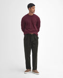 Tainsbury Crew Neck Jumper in Merlot by Barbour