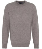 Tainsbury Crew Neck Jumper in Stone by Barbour