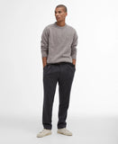 Tainsbury Crew Neck Jumper in Stone by Barbour