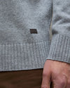 Kelson Half-Zip Jumper in Grey Marl by Barbour