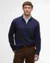 Kelson Half-Zip Jumper in Navy by Barbour