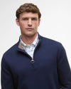 Kelson Half-Zip Jumper in Navy by Barbour