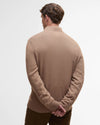 Kelson Half-Zip Jumper in Stone by Barbour